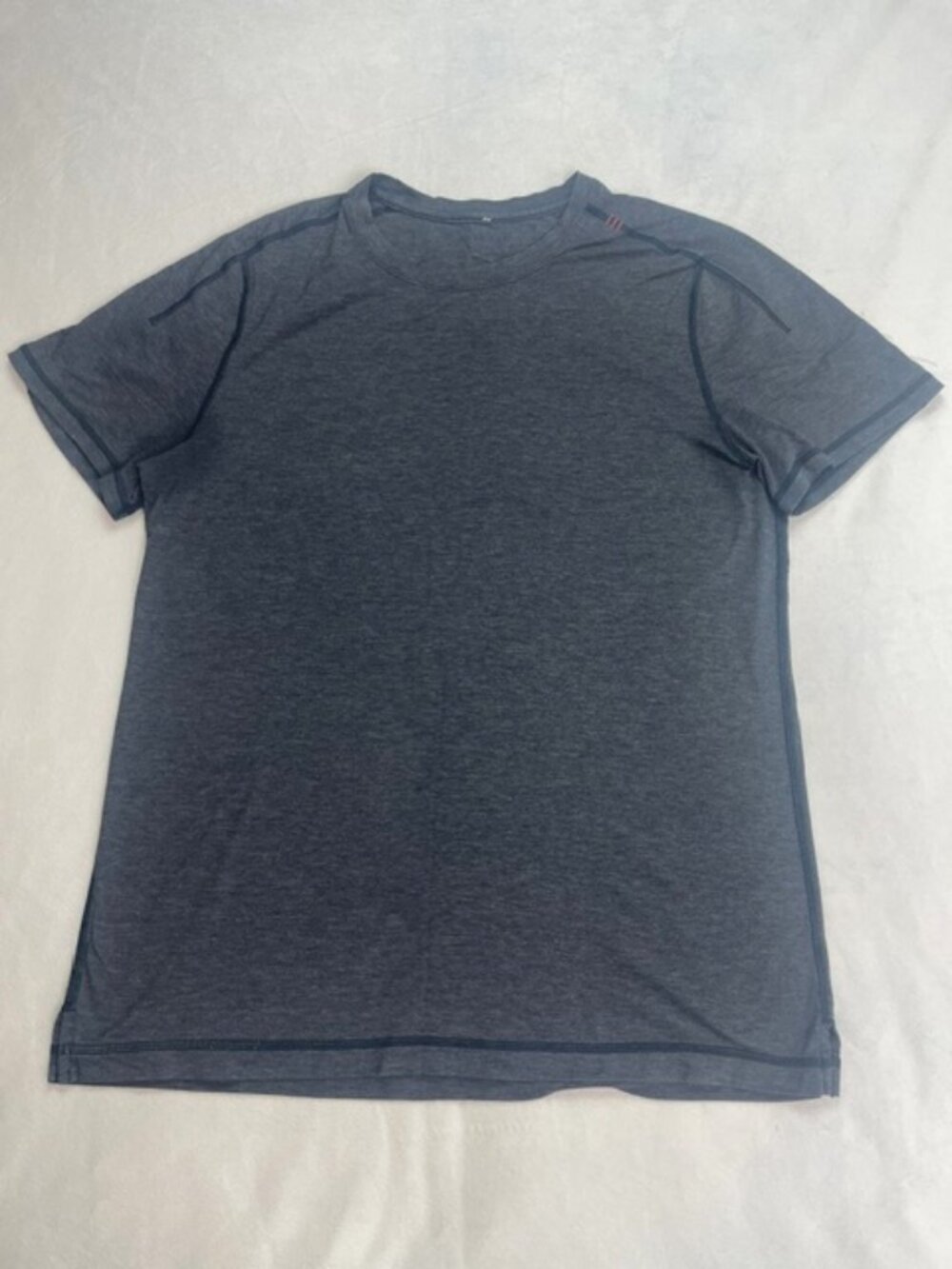 Lululemon Men’s Activewear Short-Sleeve Crew-Neck T-Shirt, Gray, Size M
